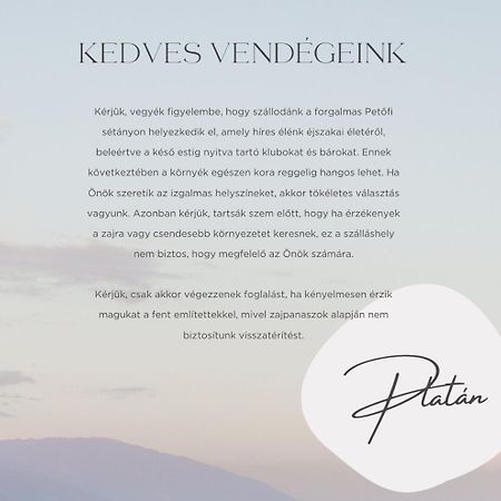 Platán Siófok Exterior foto